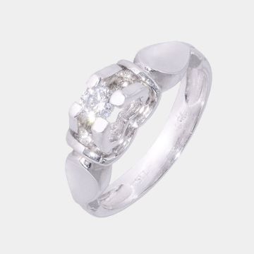 Ring Weißgold 18 Karat mit Diamant