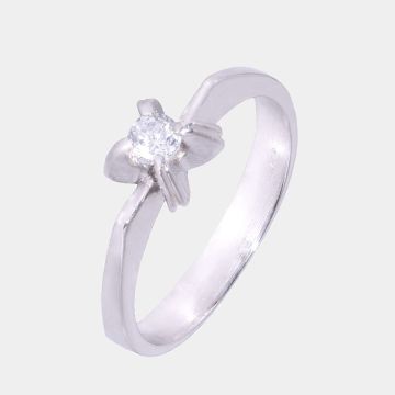Ring Weißgold 18 Karat mit Diamant