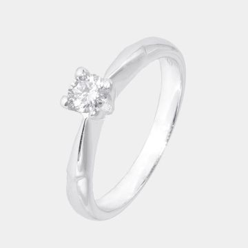 Ring Weißgold 18 Karat mit Diamant