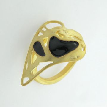Ring Silber  Vergoldet
