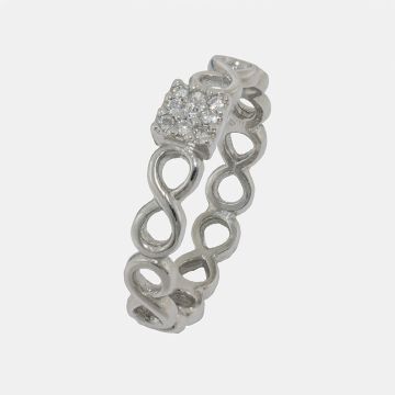 Silberring 925 mit Zirkon