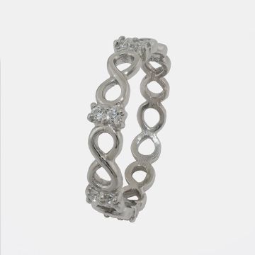 Silberring 925 mit Zirkon