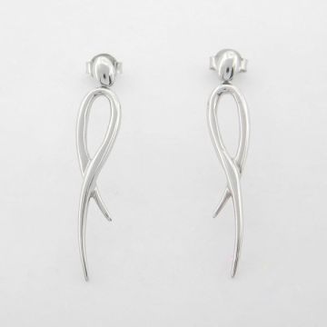 Earrings White Gold 14ct