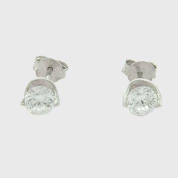 Earrings White Gold 14ct