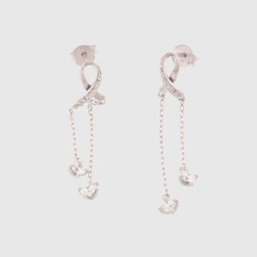 Ohrringe Weißgold 14kt