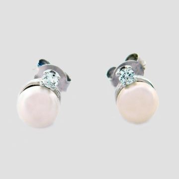 Earrings White Gold 14ct