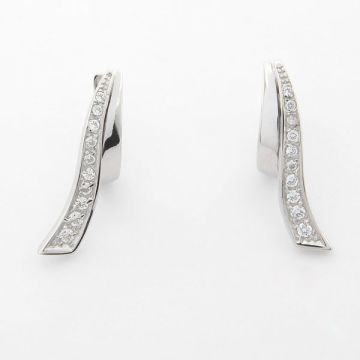 Earrings White Gold 14ct