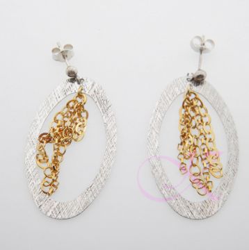 Silver Earrings Gold plated