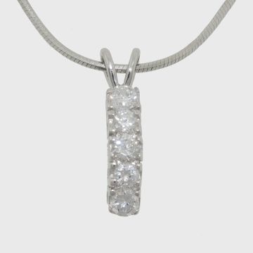 Silber Anhänger mit Zirkon