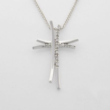 Kreuz Weißgold 14ct