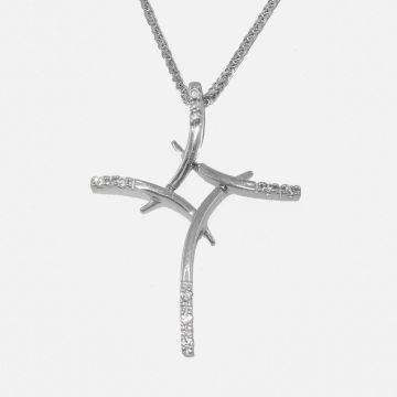 Kreuz Weißgold 14ct