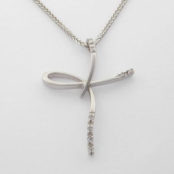 Kreuz Weißgold 14ct