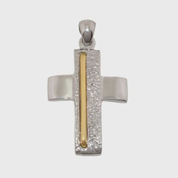 Silber Kreuz 925 geschnitzt