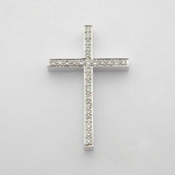 Kreuz Weißgold 14kt