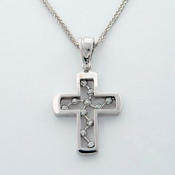 Kreuz Weißgold 14ct