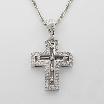 Kreuz Weißgold 14ct