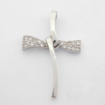 Kreuz Weißgold 14kt