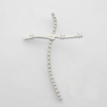 Kreuz Weißgold 14kt