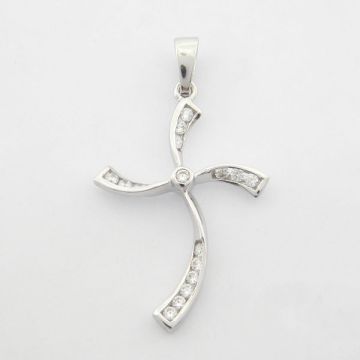 Kreuz Weißgold 14kt
