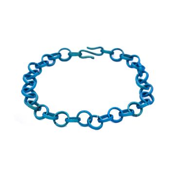 Bracelet made of titanium. Various colors
