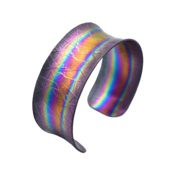 Titanium Wide Cuff Bracelet for Women. In different colours