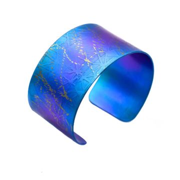 Titanium Wide Cuff Colorful Bracelet .In different colours