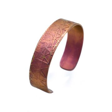 Anodized Titanium Cuff Bracelet.In different colours