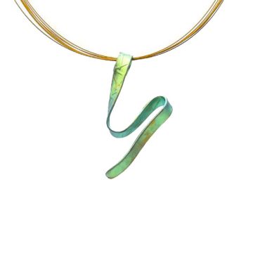 Twisted Titanium Pendant 