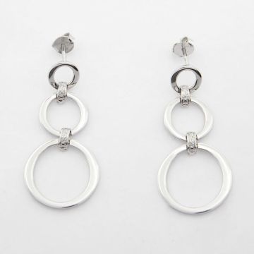 Earrings White Gold 14ct