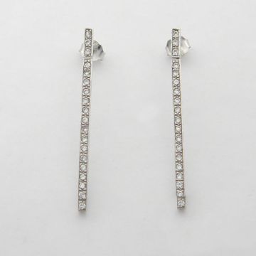 Earrings White Gold 14ct