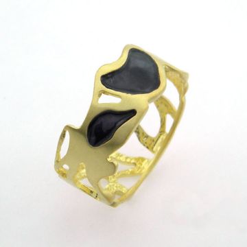 Ring Silber  Vergoldet