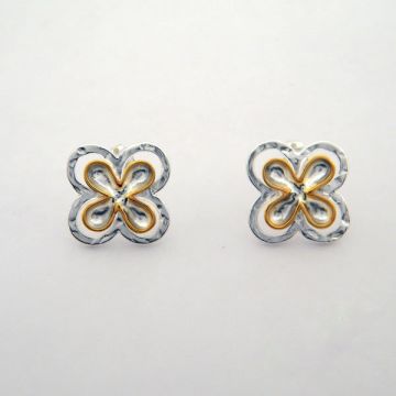 Silver Earrings Gold plated