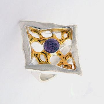 Silver Ring Gold plated