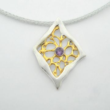 Silver Pendant Gold plated